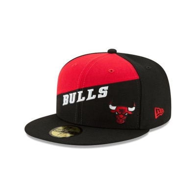 Sapca New Era Chicago Bulls NBA Color Split 59FIFTY Fitted - Negrii